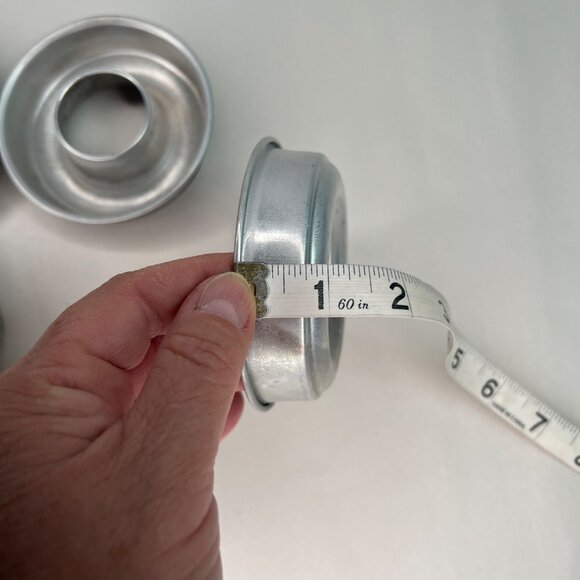 Vintage Aluminum Donut Bundt Cake Baking Molds Set of 5 W/Center Hole 3.5" Dia - Picture 11 of 11